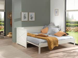 Lit enfant SCOTT KSB005 Blanc - Bois massif - Bois/Imitation - 100 x 81 x 209 cm