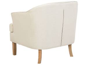 Fauteuil ELVERUM Beige - Marron - Blanc - Textile - 75 x 79 x 82 cm