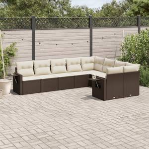 Gartensitzgruppe K3543(9-tlg) Braun - Massivholz - 69 x 62 x 55 cm