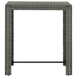 Bartisch 3005005 Grau - Kunststoff - Polyrattan - 61 x 111 x 100 cm