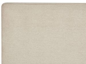 Boxspring Bett MINISTER Beige - Silber - Weiß - Textil - 168 x 115 x 209 cm