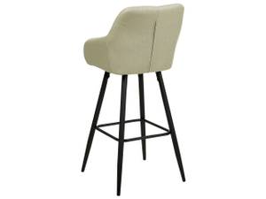 Tabouret de bar DARIEN Noir - Vert - Vert clair