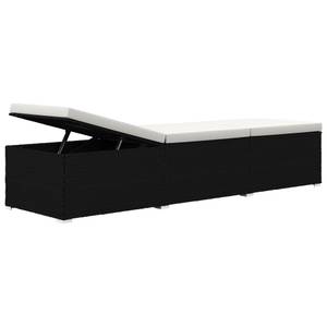 Chaise longue Noir