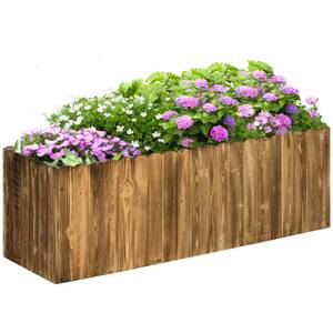 Hochbeet 845-108 Braun - Holzwerkstoff - 40 x 40 x 120 cm