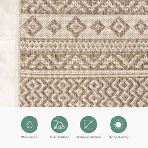 In- & Outdoor Jute Teppich Nomad Aztec 140 x 200 cm