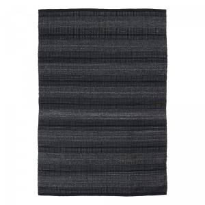 Tapis salon VRELO Noir - Textile - 120 x 5 x 180 cm