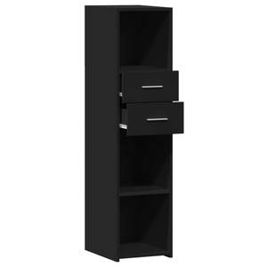 Highboard DE4076 Schwarz - Holzwerkstoff - 43 x 124 x 30 cm