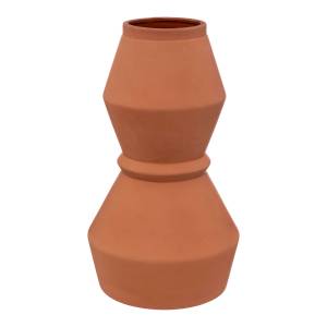 Dekovase, 30 cm Orange - Keramik - 17 x 30 x 17 cm