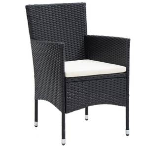 Garten Bistro Set (5-teilig) 3012962-1 Schwarz