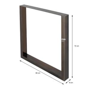 Pieds de table, set de 2 pièces 80x72cm Métal - 8 x 72 x 80 cm