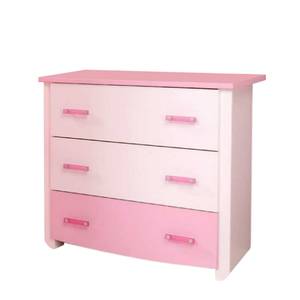 Commode Biotiful blanc / rose