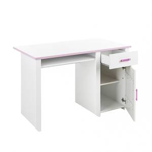 Bureau Biotiful Décor blanc et rose