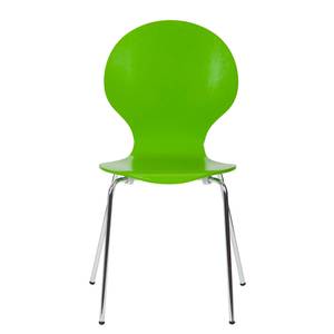 Chaises Bristol I (lot de 2) Imitation hêtre - Vert pomme