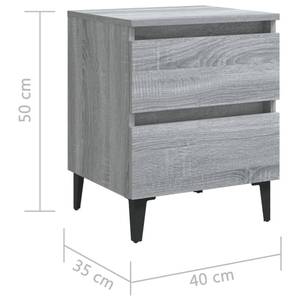 Table de chevet 3008738_1 Gris lumineux