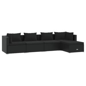 Garten-Lounge-Set (5-teilig) 3013632-9 Schwarz