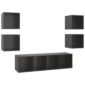 TV-Schrank 5er Set D516 Hochglanz Anthrazit