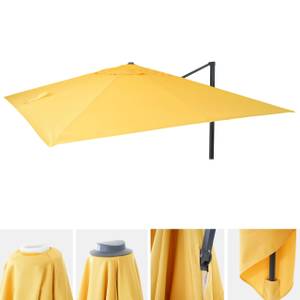 Toile de rechange parasol A96 3x4m Jaune