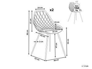 Chaise de salle à manger CANTON II Vert