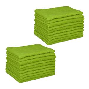 20 x Mikrofasertücher 40x30 grün Grün