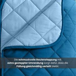 Bettdecke Sommer (2er-Set) ✓OEKO-TEX Blau - 155 x 220 cm