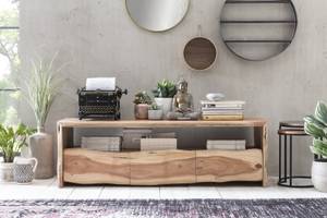 ALBERA Lowboard Braun - Massivholz - Holzart/Dekor - 146 x 46 x 50 cm