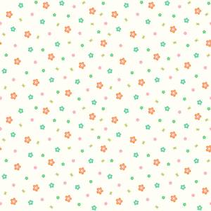 papier peint fleurs 6822 Orange - Fibres naturelles - Textile - 53 x 1005 x 1005 cm