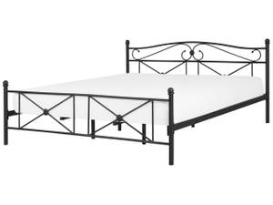 Lit double RODEZ Noir - Largeur : 186 cm