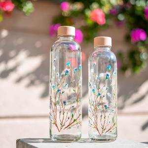 Bouteille 1000ml Hanami - CARRY Bottles Blanc - Verre - 8 x 30 x 8 cm