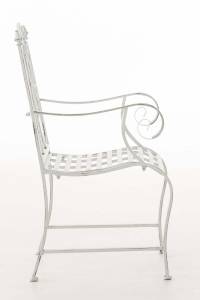 Chaises de jardin Punjab Blanc - Métal - 62 x 94 x 53 cm