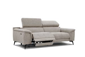 Relaxsofa Fiero 3-Sitzer Taupe