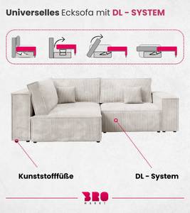 ECKSOFA PEDRO Duo Weiß - Ecke davorstehend rechts