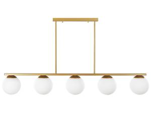 Lampe suspension ZIKULI Doré - Blanc - Métal - 110 x 60 x 15 cm