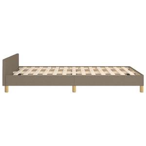 Bettgestell mit Kopfteil 3016044-2 Braun - Taupe - Breite: 123 cm