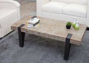 Couchtisch A15b Braun - Metall - Holzart/Dekor - Holz teilmassiv - 120 x 40 x 60 cm