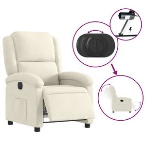 Fauteuil inclinable électrique 3032268-4 Crème