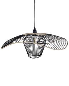 Lampe suspension LUNGA Beige - Noir