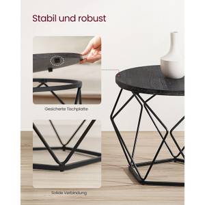 Couchtisch Asmara 2er-Set Schwarz