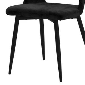 Chaise Pénélope (Lot de 2) Noir