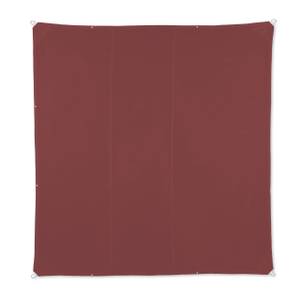 Voile d'ombrage carrée brun rouge 400 x 400 cm