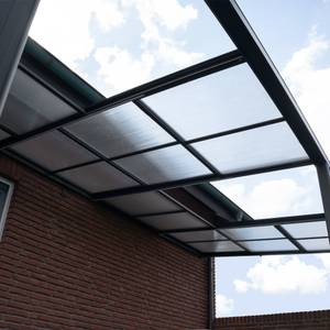 Terrassenüberdachung SOLIS DELUXE Grau - Metall - 400 x 272 x 300 cm