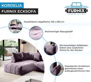 Ecksofa Kordelia Flieder