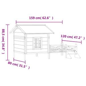 Hundehütte 3028710 Multicolor