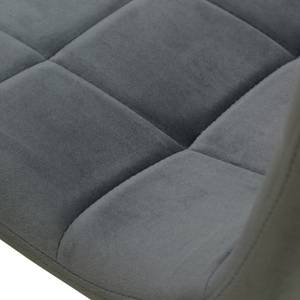 Chaises de salle à manger lot de 2 2327 Gris foncé - Gris - Lot de 2