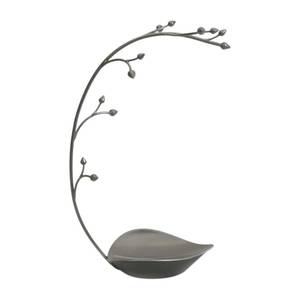 Arbre support à bijoux Orchid Acier Acier / Fer / Thermoplastique - Gris