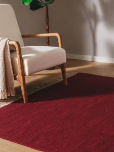 Tapis de laine Liv Rouge rubis - 140 x 200 cm