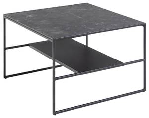 Table basse Infinity Imitation marbre noir / Noir