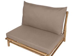 Chaise de jardin TODI Beige - Chêne clair - Taupe