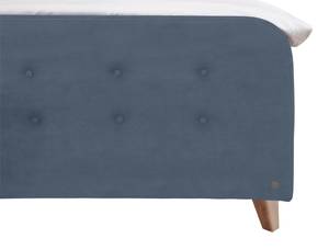 Nordic Box Boxspringbett TSV Blau - Breite: 182 cm - H3