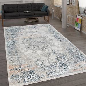 Kurzflorteppich Mabella 494 Blau - Textil - 120 x 160 cm