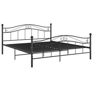 Cadre de lit 3011077 Noir - Largeur : 147 cm